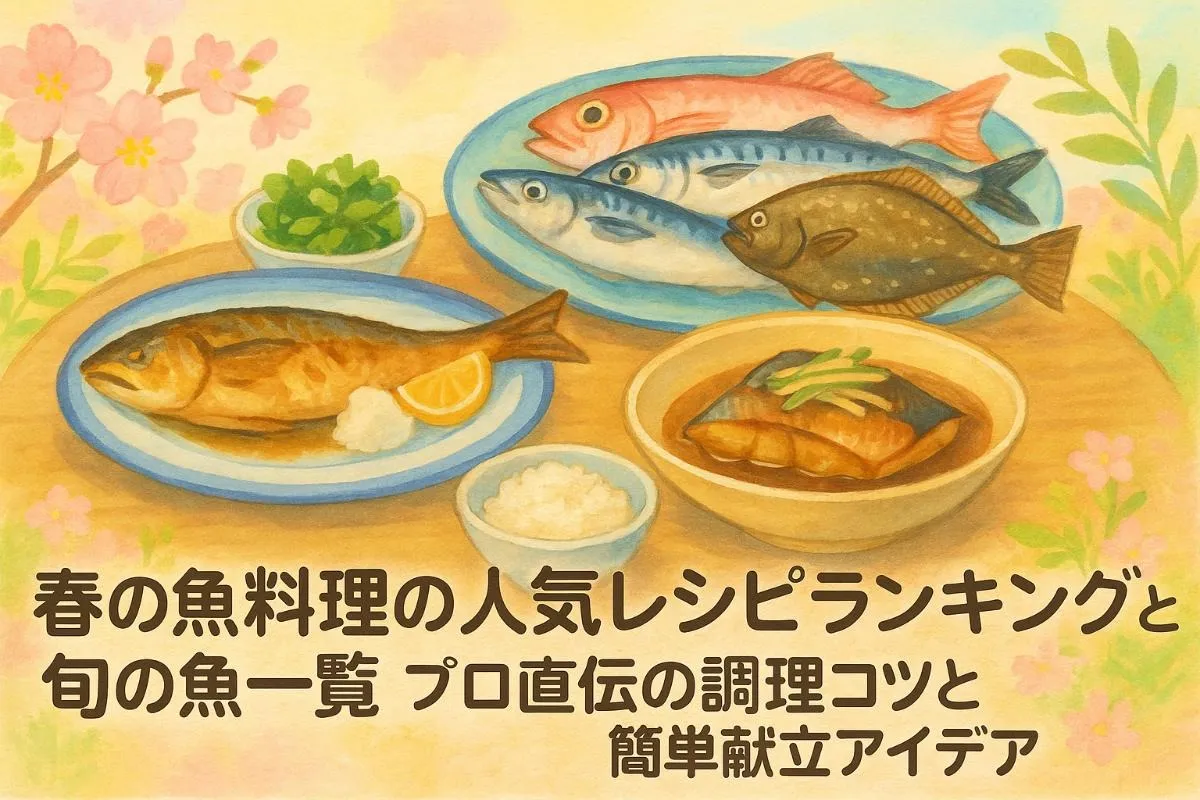 春の魚料理の人気レシピランキングと旬の魚一覧｜プロ直伝の調理コツと簡単献立アイデア